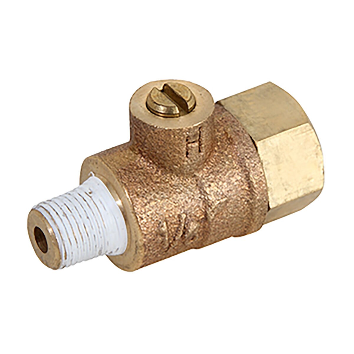 Aqualine Backflow Test Cock Lead Free 1/4 in. Male x 1/4 in. Female