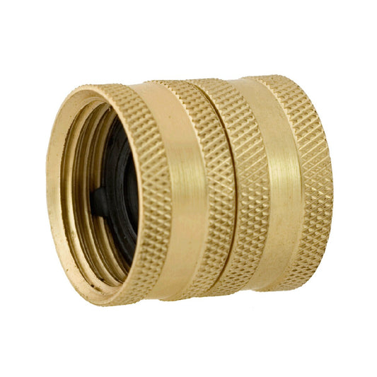 Brass 3/4 in. Female Hose To 3/4 in. Female Hose Swivel