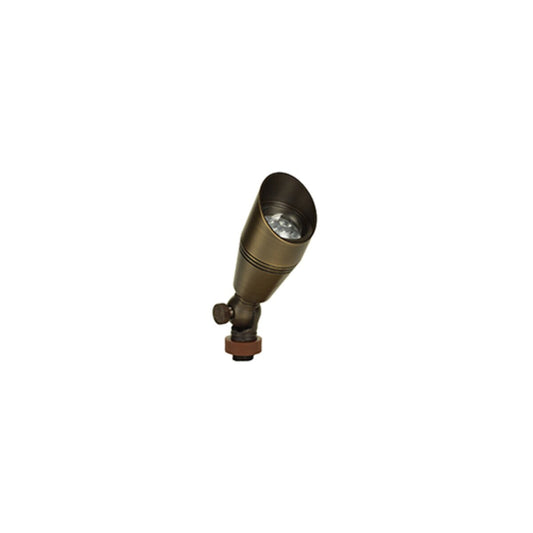 Unique  NOBL-12-L427 Noble Up Light Brass Housing Weathered Brass 4W 2700K 40 Deg. LED