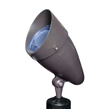 Moon Vision  22W12VUBZCW40 Bullet Series BR40 Bronze Uplight 22W Ground Mount Aluminum Alloy 6 in. Height