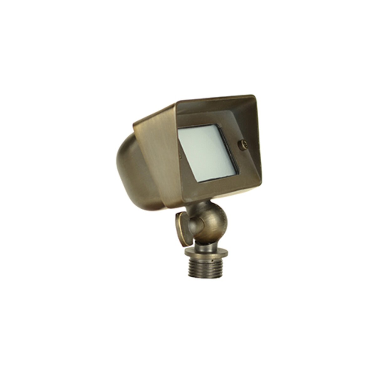 Unique Radiance Wall Wash Brass Housing Weathered Brass 2W 3000K 40 Degree LED