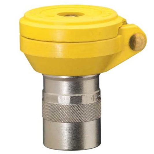 Signature Quick Coupling Valve 1 in. FIPT Inlet with Yellow Locking Cover