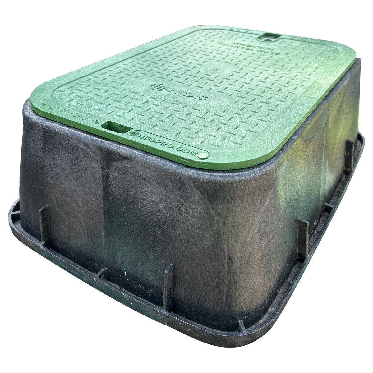 Rain Bird Golf Valve Box Standard w/ Green Lid