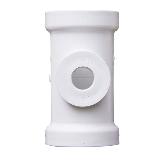 151-406 -Harco SDR-21 PVC Service Tee 4 in. x 1-1/2 in. Gasket x FIPT