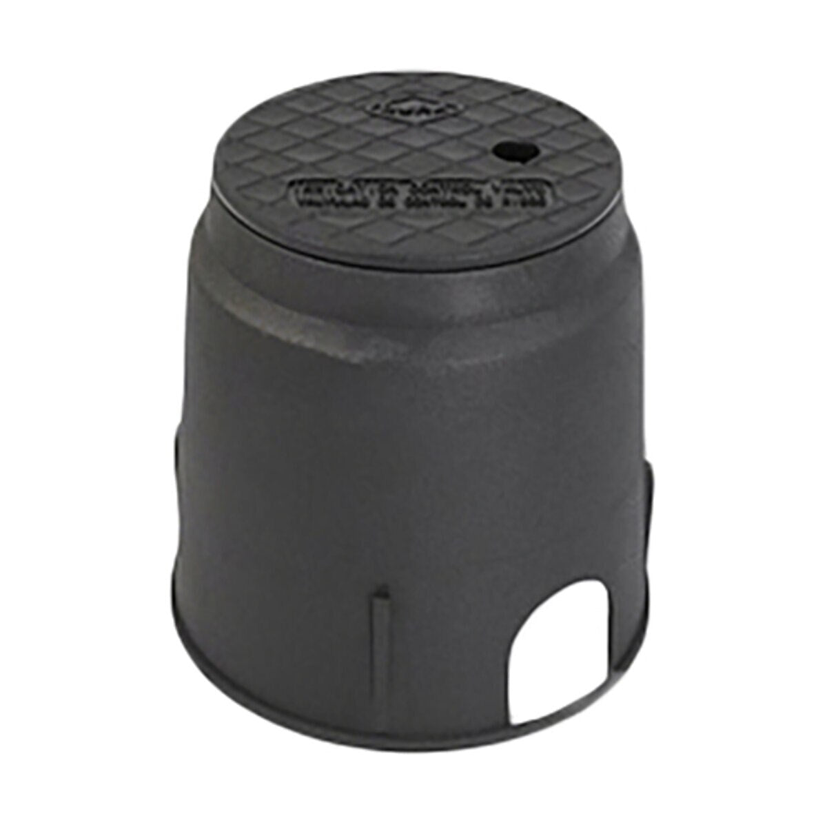 Carson Econo TrussT Round Valve Box w/ Twist Cover Black ICV 6 in.