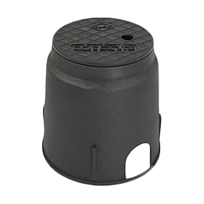 Carson Econo TrussT Round Valve Box w/ Twist Cover Black ICV 6 in.