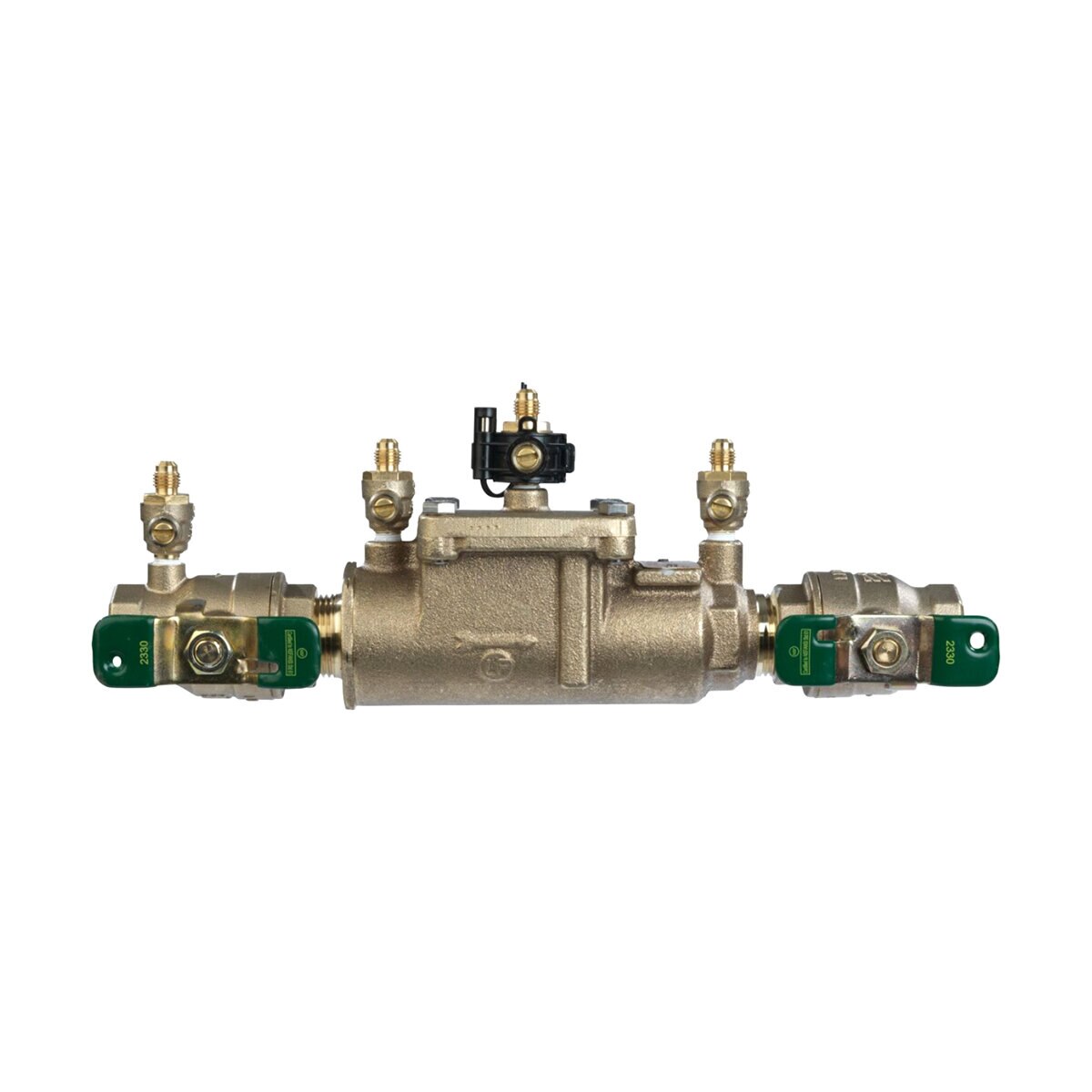 T063232  Watts LF007M1 Double Check Assembly w/ Ball Valves 1 in. Lead Free Bronze w/ Freeze Sensing Capability (Sensing Upgrade Kit Sold Separately) | T063232