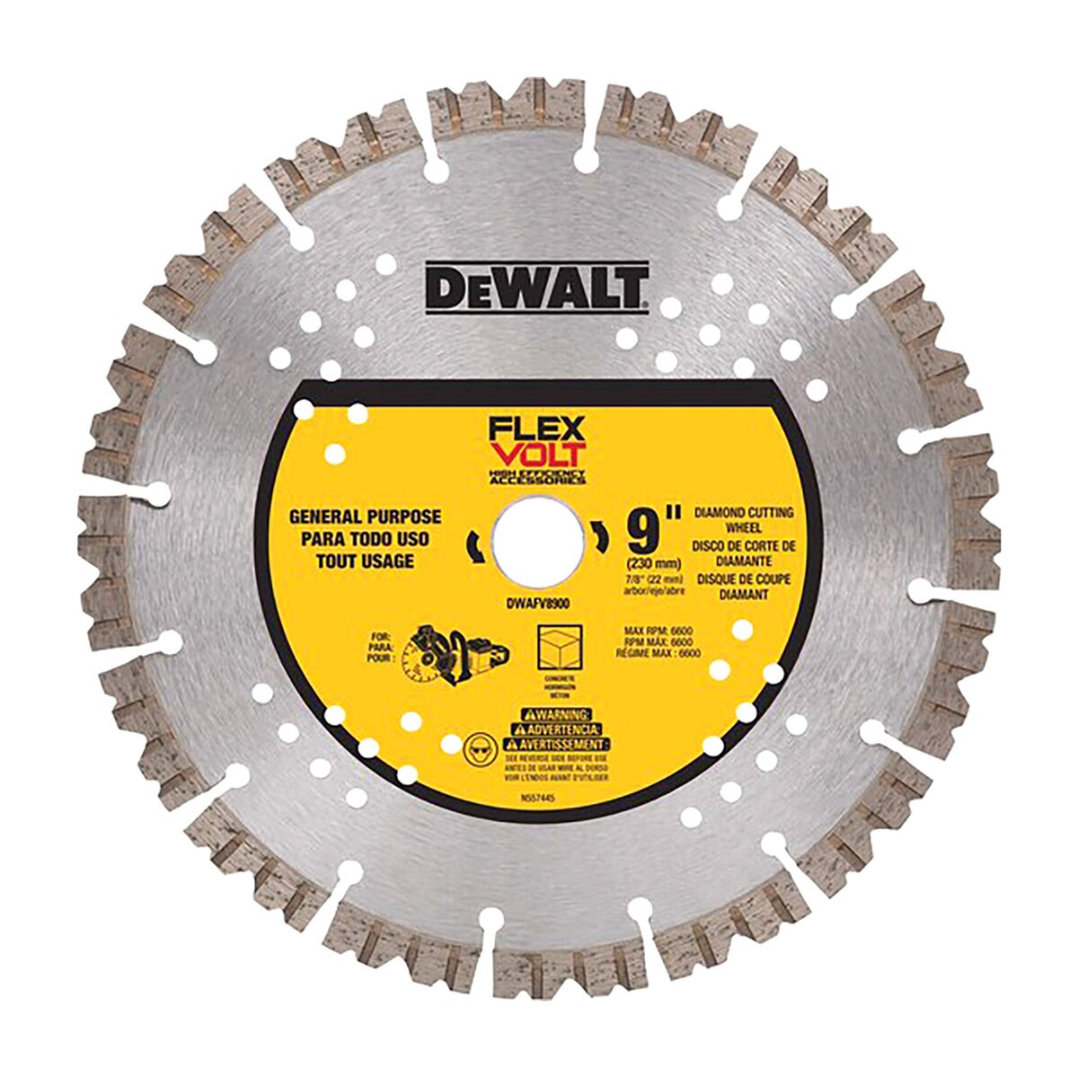DeWalt Flexvolt Diamond Masonry Blade 9 in.