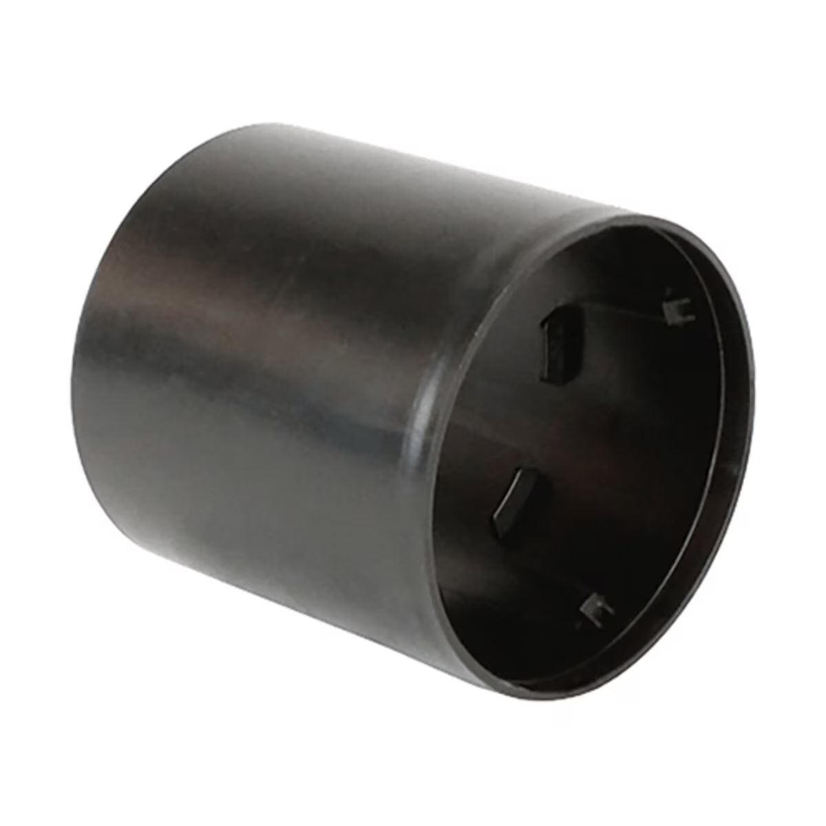 ADS HDPE Corrugated External Snap Coupler Black 3 in.