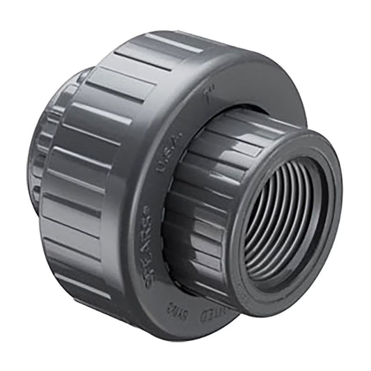 858-040  Spears Old Style Union Sch 80 PVC 4 in. Fipt w/ FKM O-Rings