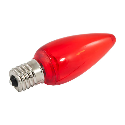 NC9D-LEDS-RE  American Lighting Premium C9 LED Smooth Lens 0.5W Red