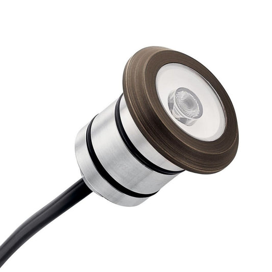 16140CBR30  Recessed In-Ground Light 2W 3000K LED Centennial Brass