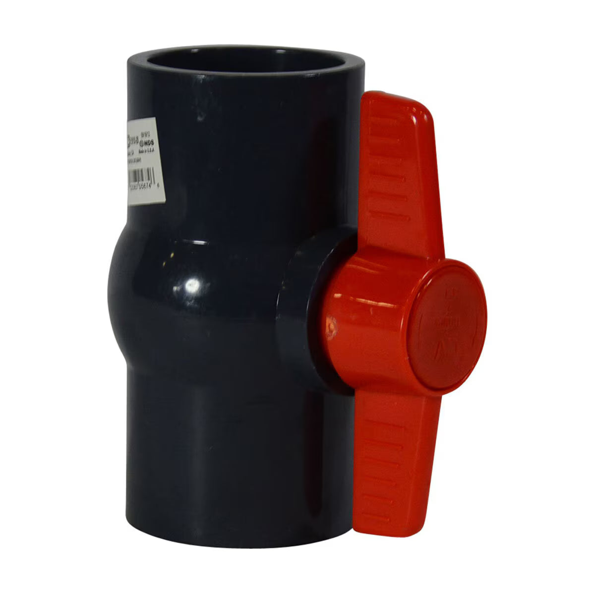 NDS Gray MIP Ball Valve Slip x Slip 150 PSI 2 in. Sch 40 PVC