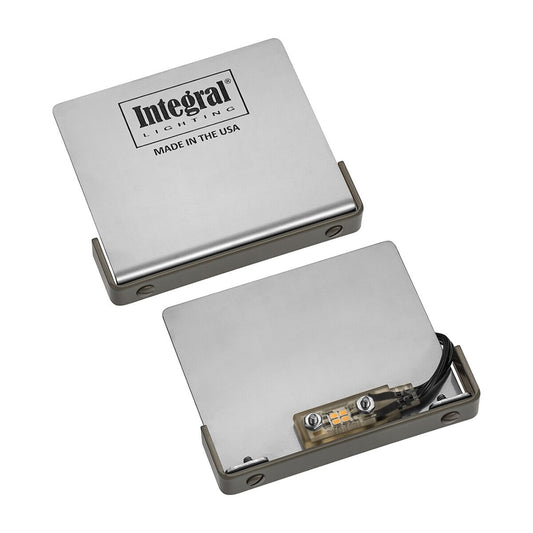 Intergral IL4 Step Light Stainless Steel 3000K Pure White LED 4 in.