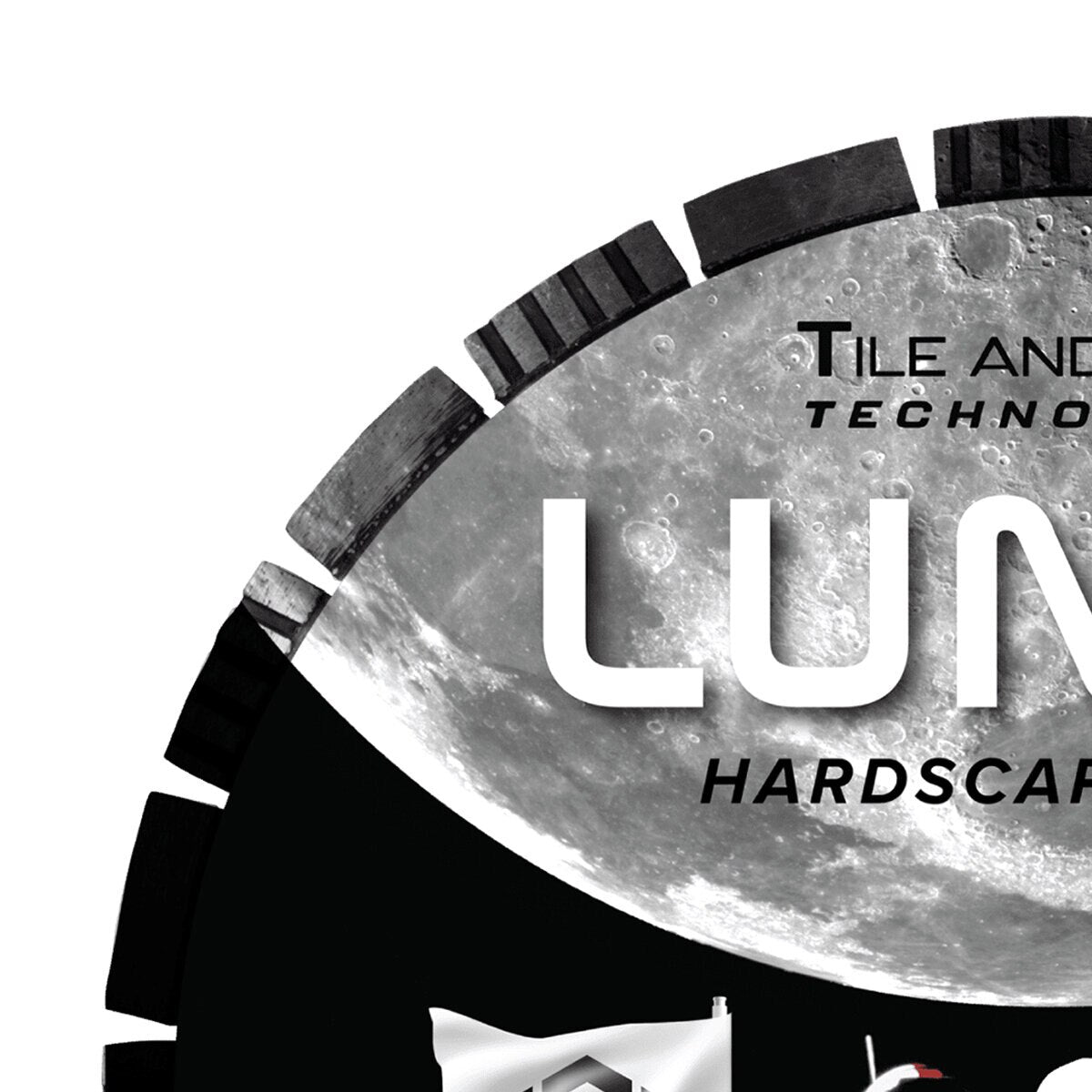 Tile and Stone Technologies Lunar 12 in. Wet-Dry Hardscape Blade