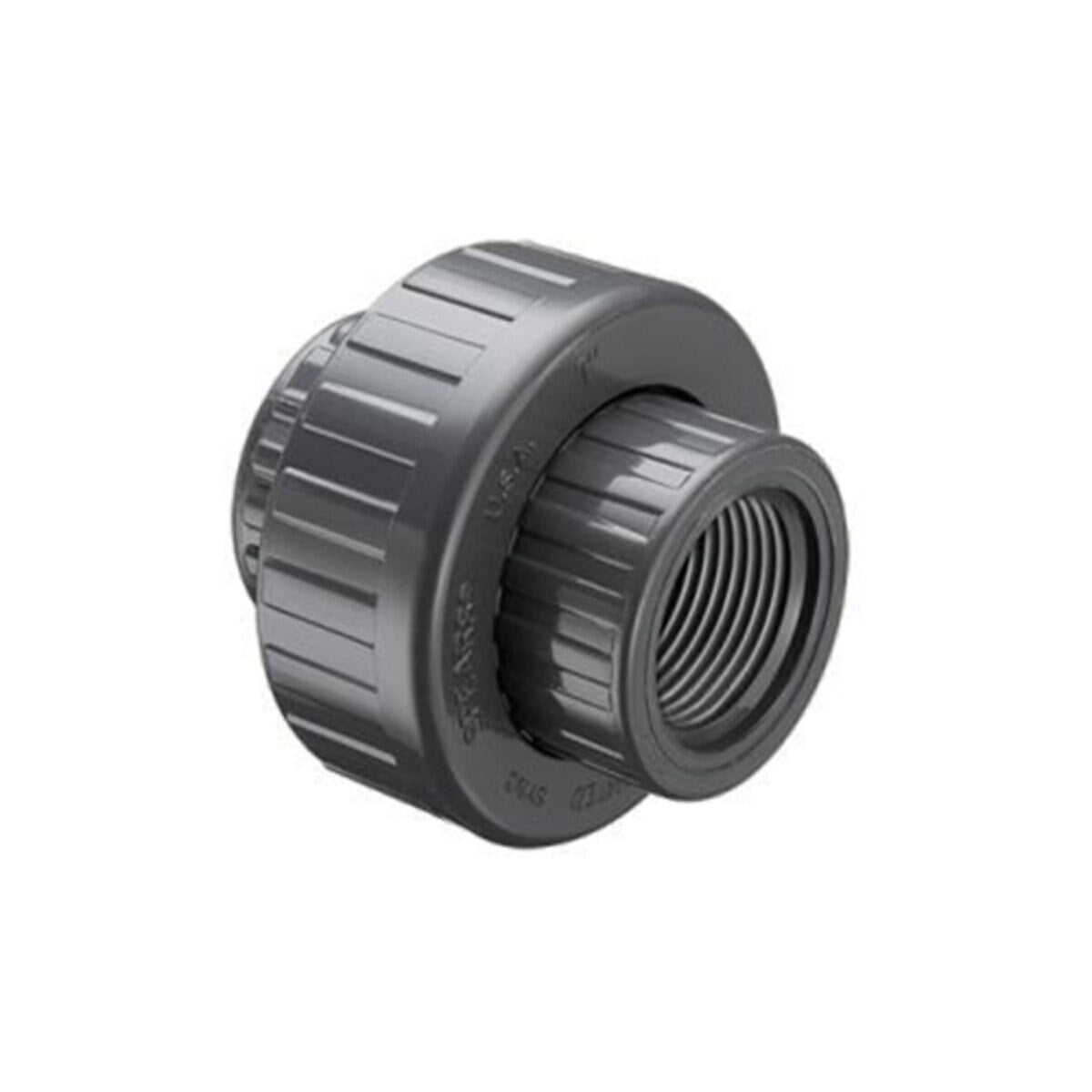 858-010 Sch 80 PVC Union (Old Style) 1 in. FIPT w/ FKM O-Rings | Spears