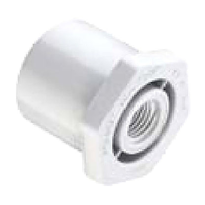 438-336  Reducing Bushing White PVC 3 in. x 1-1/4 in. Spigot x Fpt | Spears