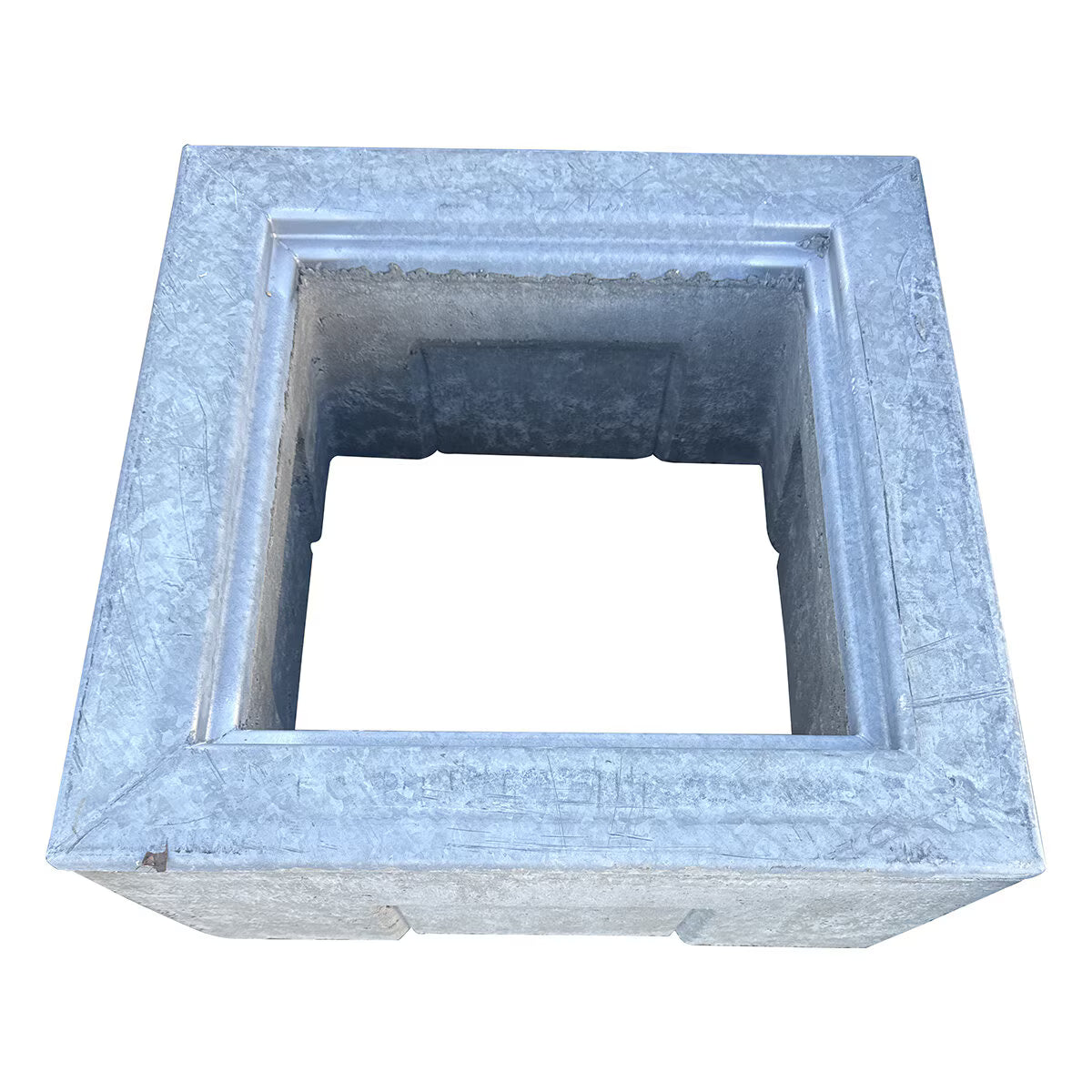 Christy Traffic Valve Box G05 Concrete Round 10-3/8 in. x 12 in. H w/ 2 Stainless Steel Bolts
