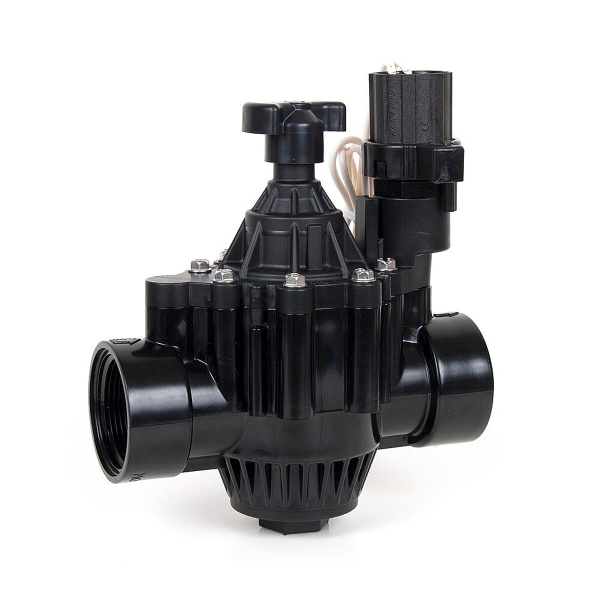 Rain Bird PGA Globe/Angle Valve Plastic w/ IVM Solenoid 1 in. FIPT