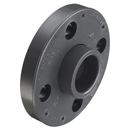 854-080 Sch 80 PVC Flange Van Stone Style with PVC Ring 8 in. Socket | Spears