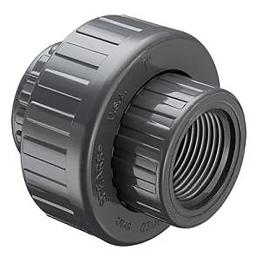 858-007 Sch 80 PVC Union (Old Style) 3/4 in. FIPT w/ FKM O-Rings | Spears