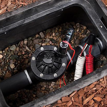 Hunter Globe Valve ICV Glass Filled Nylon 1 in. FIPT x FIPT w/ Flow Control & Filter Sentry