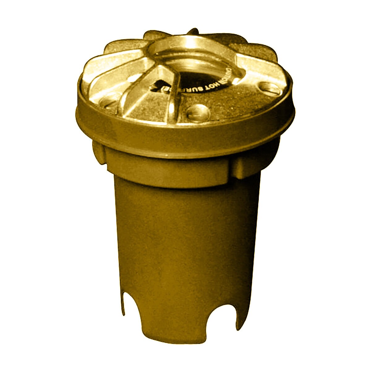 FX FC Well Light Brass LED w/ Louver