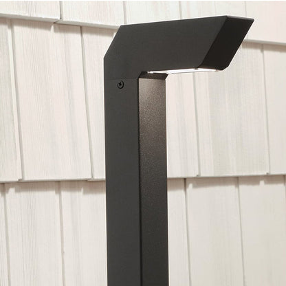 Kichler 15846BKT  Right Angle Path Light 12V Textured Black Finish 11.6W Incandescent, 22 in. Height, G4 & G3 Socket Type, Drop-In Design