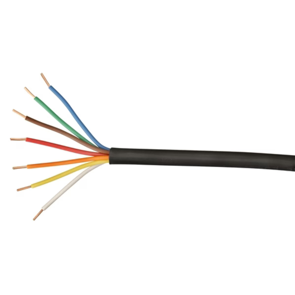 Multi Conductor Wire Black 18 Gauge 7 Conductor