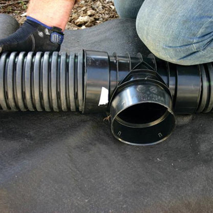 ADS 3 in. x 100 ft. Single Wall Pipe -Perforated w/ Sock