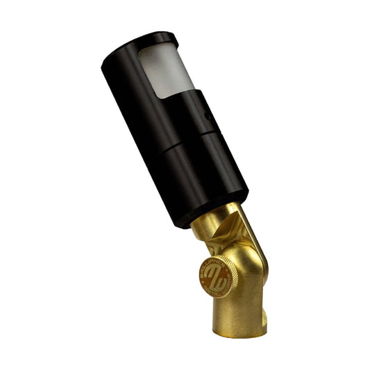 Brialliance -PINNACLES-DL-G4-BR-BLK-NL-Directional Light Wall Wash Chemically Treated Brass
