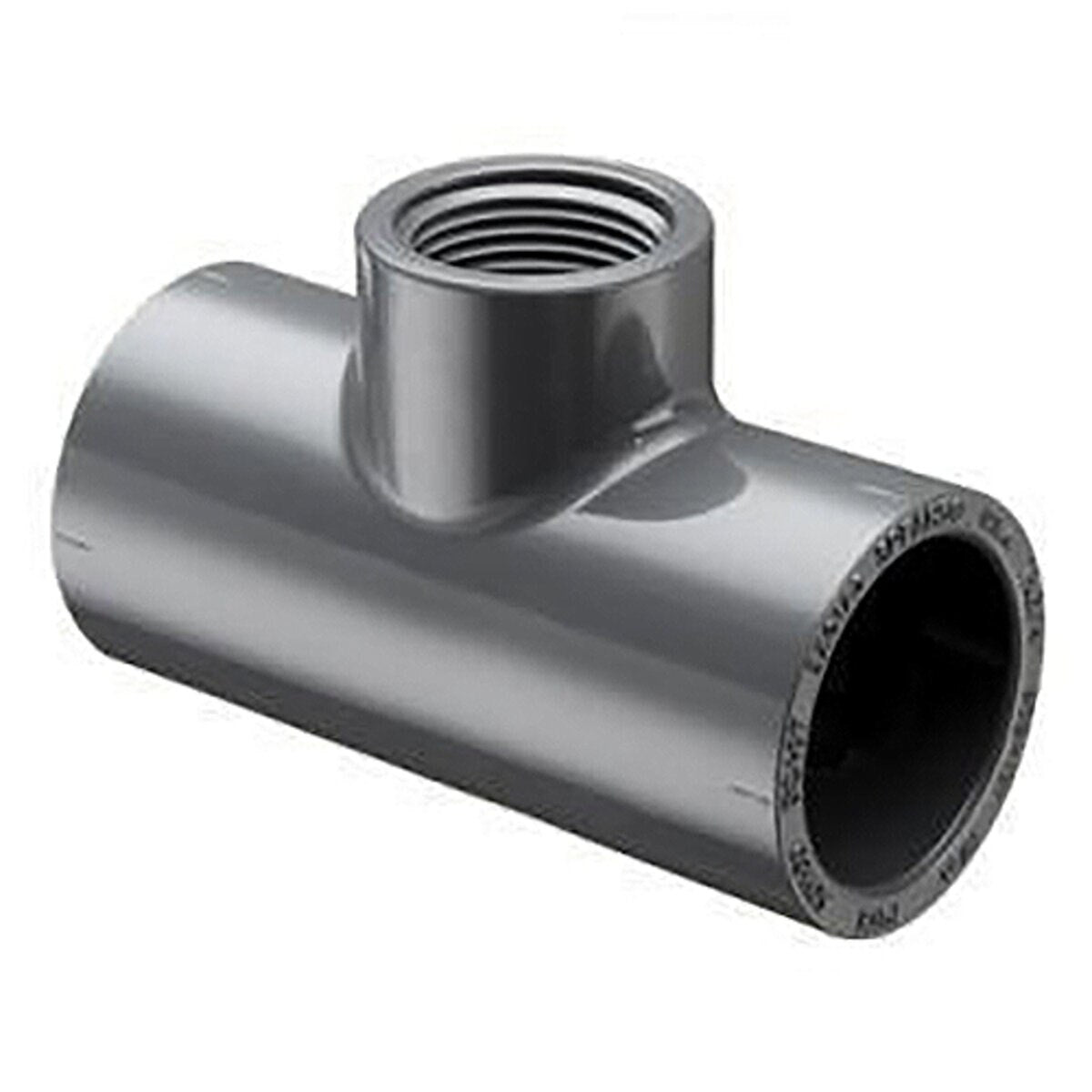 802-335 Sch 80 PVC Reducing Tee 3 in. x 1 in. Socket X FIPT | Spears