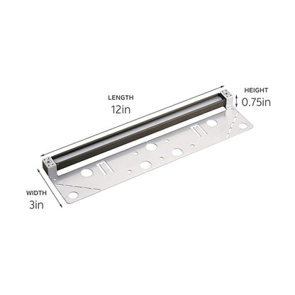Kichler-16102GRY27- 12 in. Adjustable Hardscape Light Textured Gray Finish 85 Lumens 2700K LED
