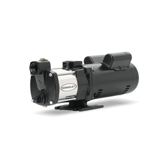 Berkeley SSHM-2 4 Stage Horizontal Multi-Stage Pump Self-Priming 2 HP 230V 1 Phase Cast Iron
