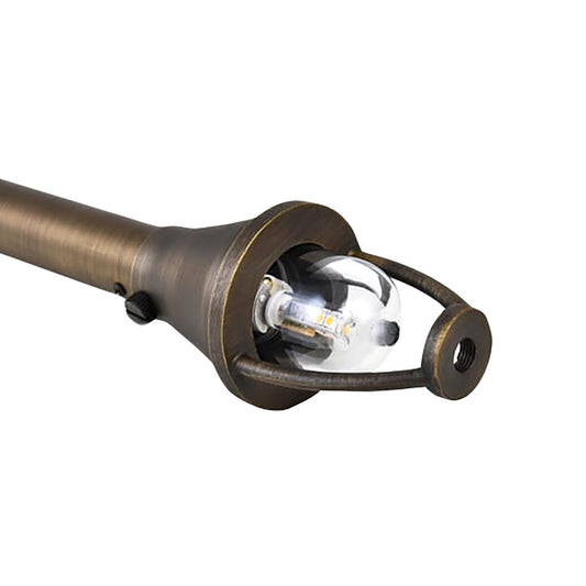 Elitco P801 Path Light Antique Brass 7 in. No Lamp