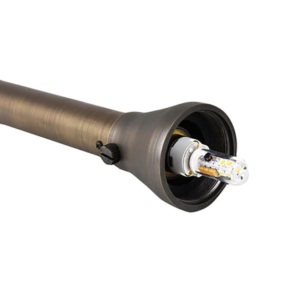 Elitco P801 Path Light Antique Brass 7 in. No Lamp