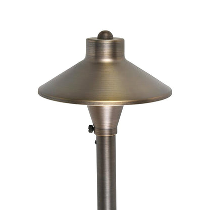 Elitco P801 Path Light Antique Brass 7 in. No Lamp