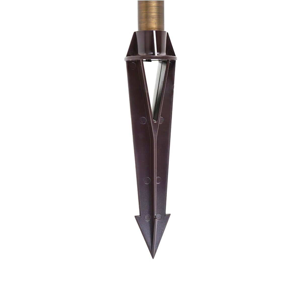 Elitco P801 Path Light Antique Brass 7 in. No Lamp