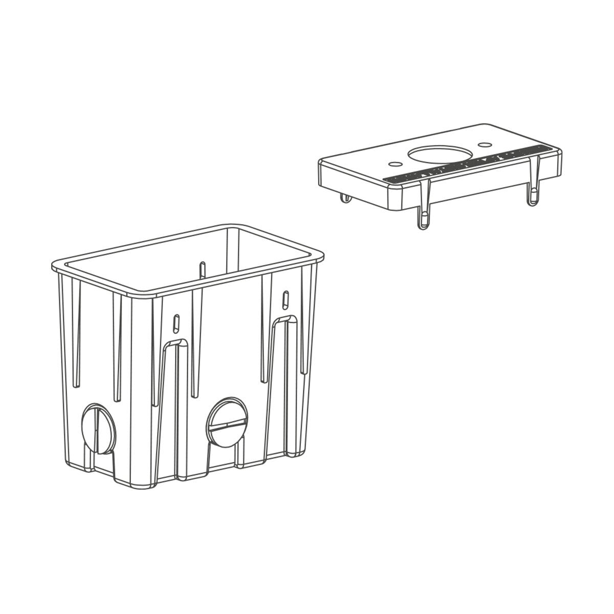 Hunter FXLunimaire Wall Light CP/UN Sleeve w/Faceplate