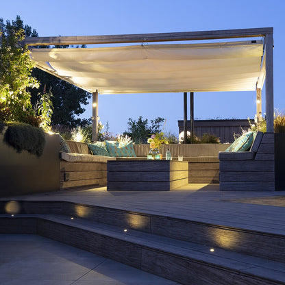 In-Lite-10104150-D- Fusion Integrated Ground Fixture 22 RVS 0.25W LED 2750K Polycarbonate