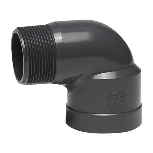 Dura  810-015 Street Elbow 90 Degree 1-1/2 in. Mipt x Slip