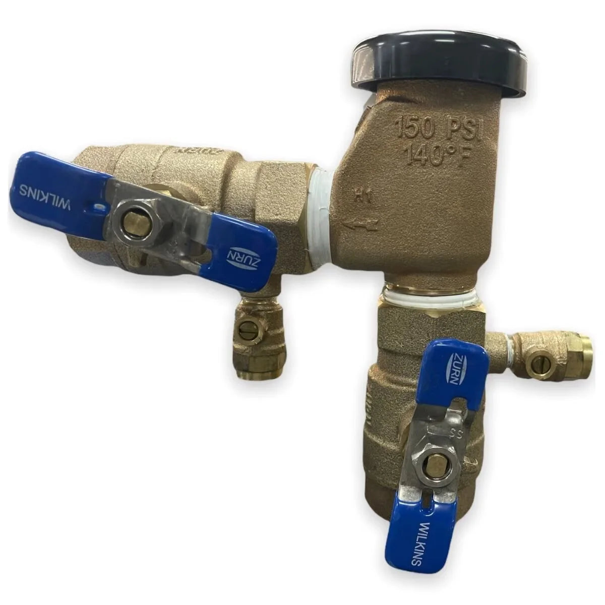 Wilkins 710 Pressure Vacuum Breaker 1 in. Bronze With Ball Valve | 1-710