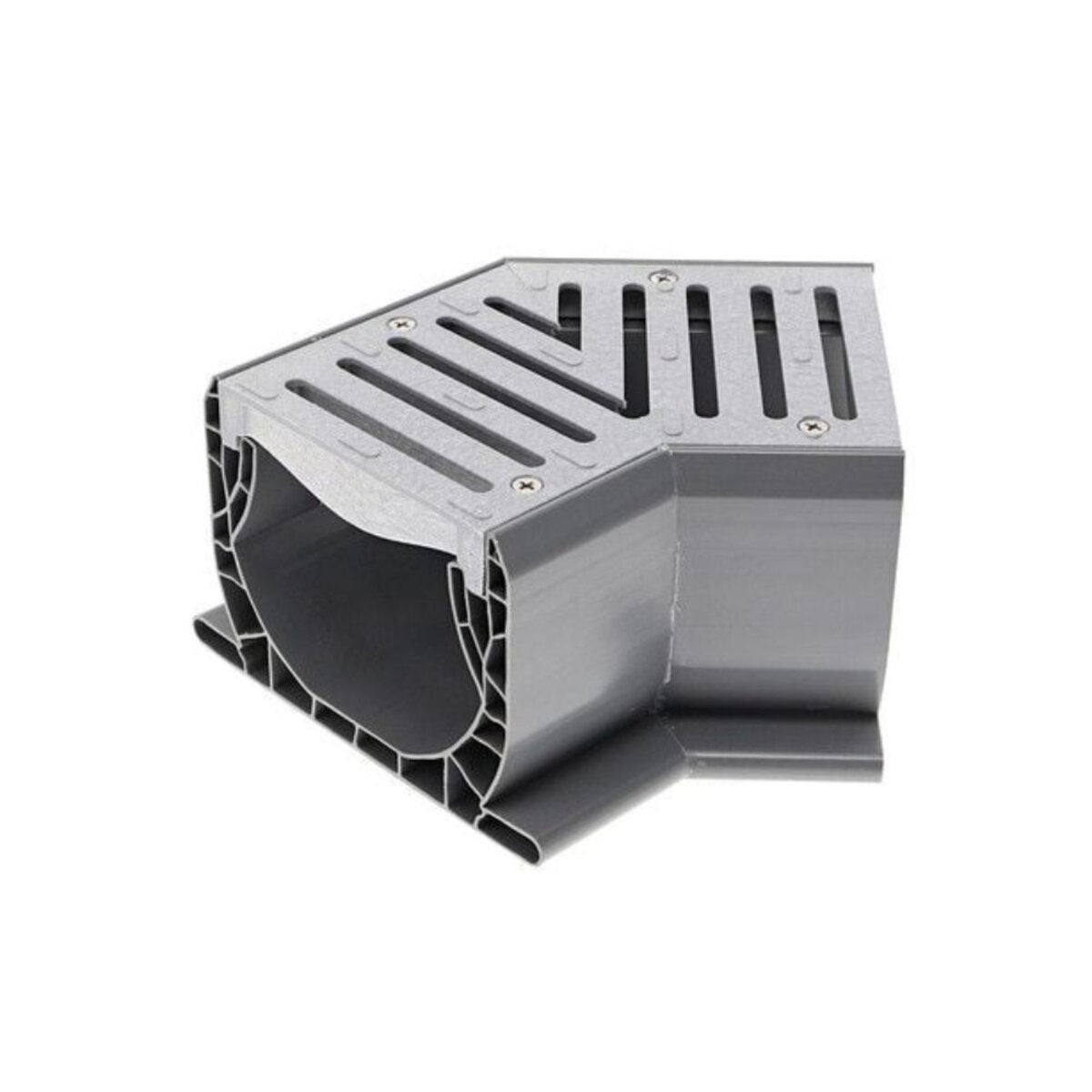 NDS2301 -NDS Fabricated 45 Degree Corner with Gray Grate