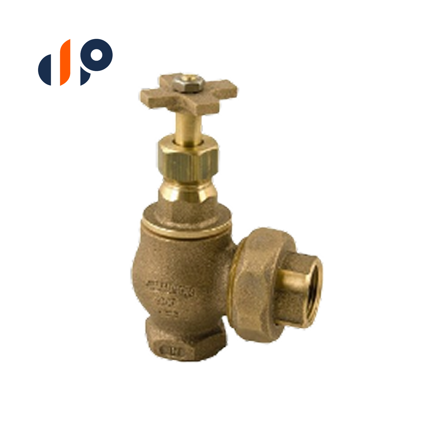 1 - 1/2 Angle Valve With Union Rising Swivel Brass 300RS-150Y