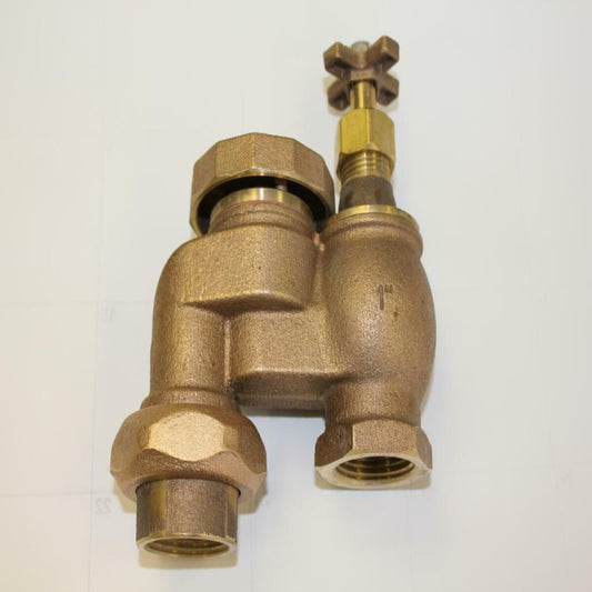Buckner Red Brass Anti-Siphon Valve Body 1 in. FIPT