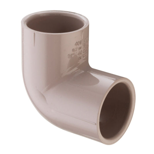406-030UV Sch 40 UV Resistant PVC 90 Degree Elbow 3 in. Socket |  Spears