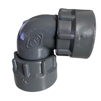Dura  306-010 Manifold Elbow 90 Degree 1 in. Swivel X Swivel w/o - Ring