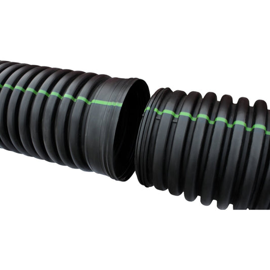 ADS 4 in. x 20 ft. N-12 Dual Wall Pipe Perforated Bell End Highway