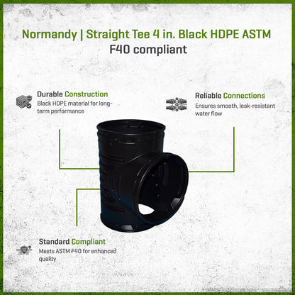 Normandy Straight Tee (H x H x H) 4 in.