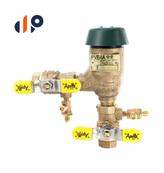 4A-504-A4F  Apollo PVB Backflow Preventer 3/4 in. w/ Union Ball Valves | 4A-504-A4F